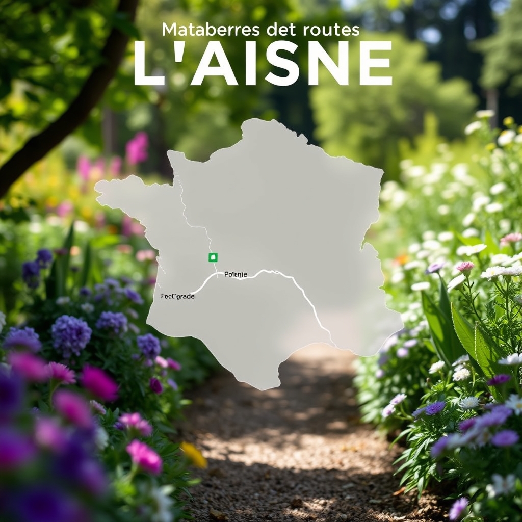 Carte des meilleurs points d'intérêt : planifier sa route des jardins — Meilleure période pour visiter les jardins de l'
